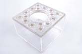 Tissue Box Square Sadaf Plain