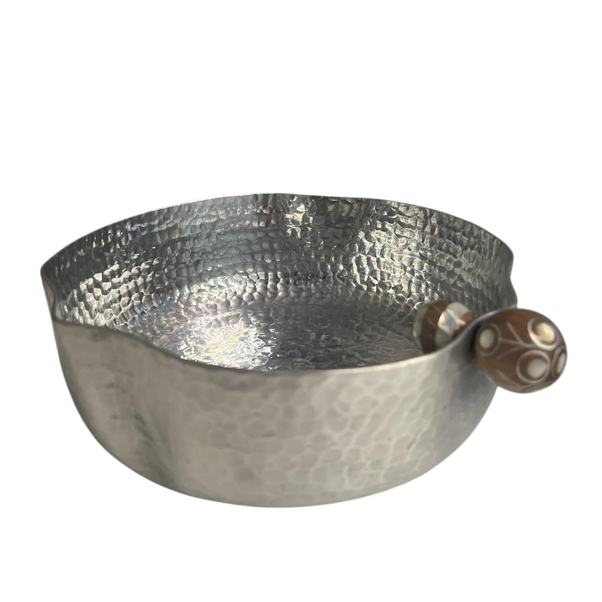 Serving Dish Aluminium With 2 Balls Sadaf Small (25-30cm)