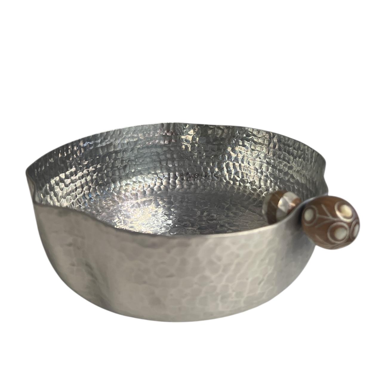 Serving Dish Aluminium With 2 Balls Sadaf Small (25-30cm)