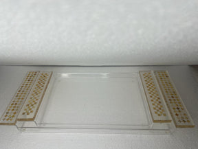 Tray Plexi With Handle Band Resine