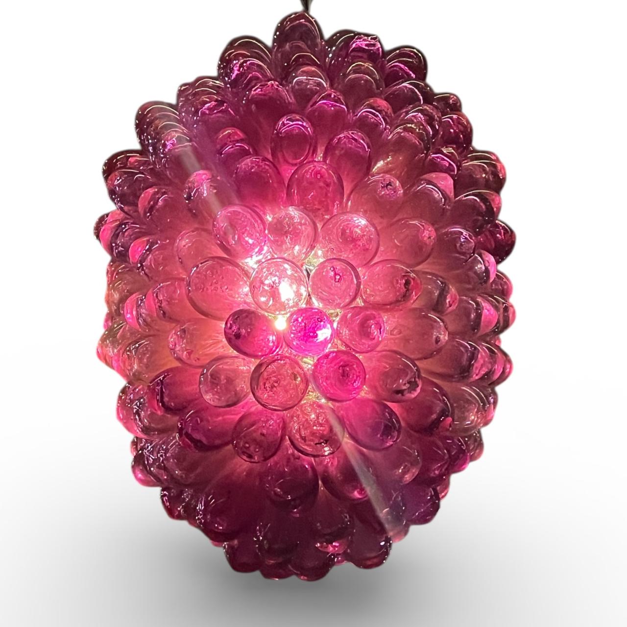 Grape Lamp Hand Blown Glass ( 30*30cm)