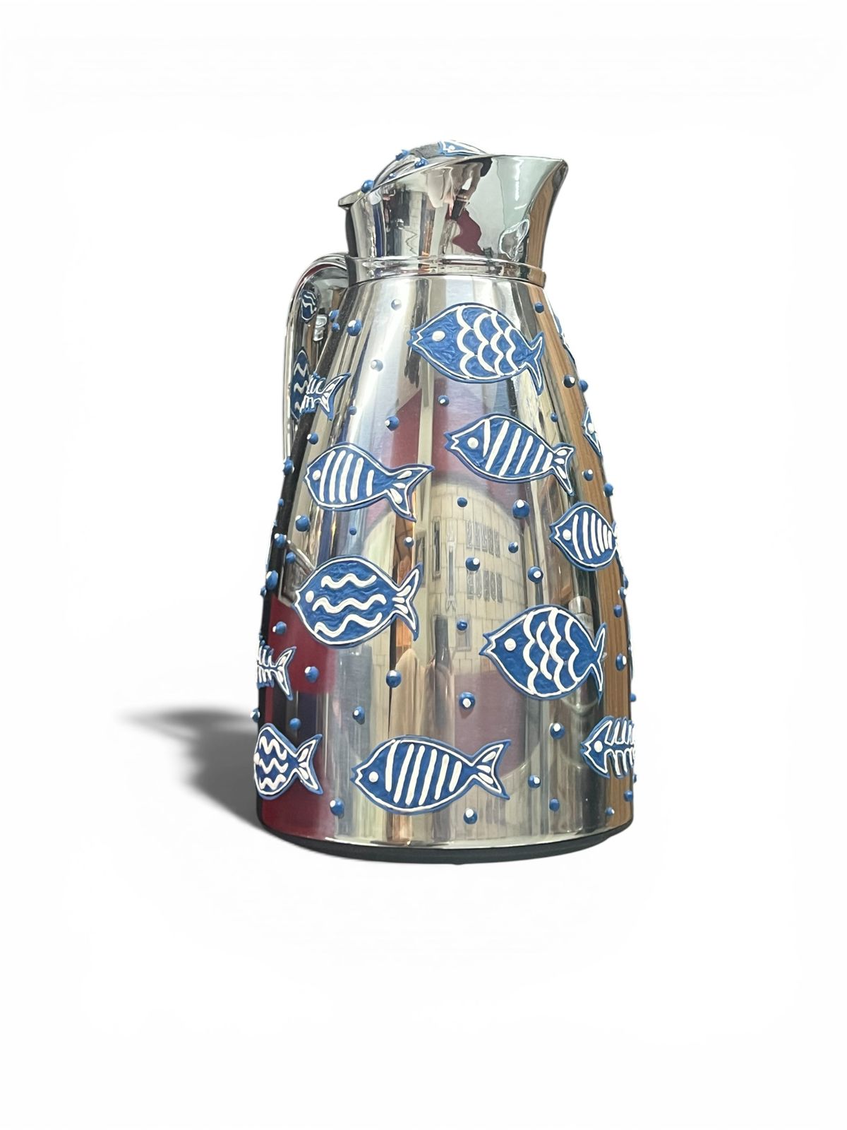Thermos Stainless Steel Hand Painted Fish Mina (1 liter)/pc