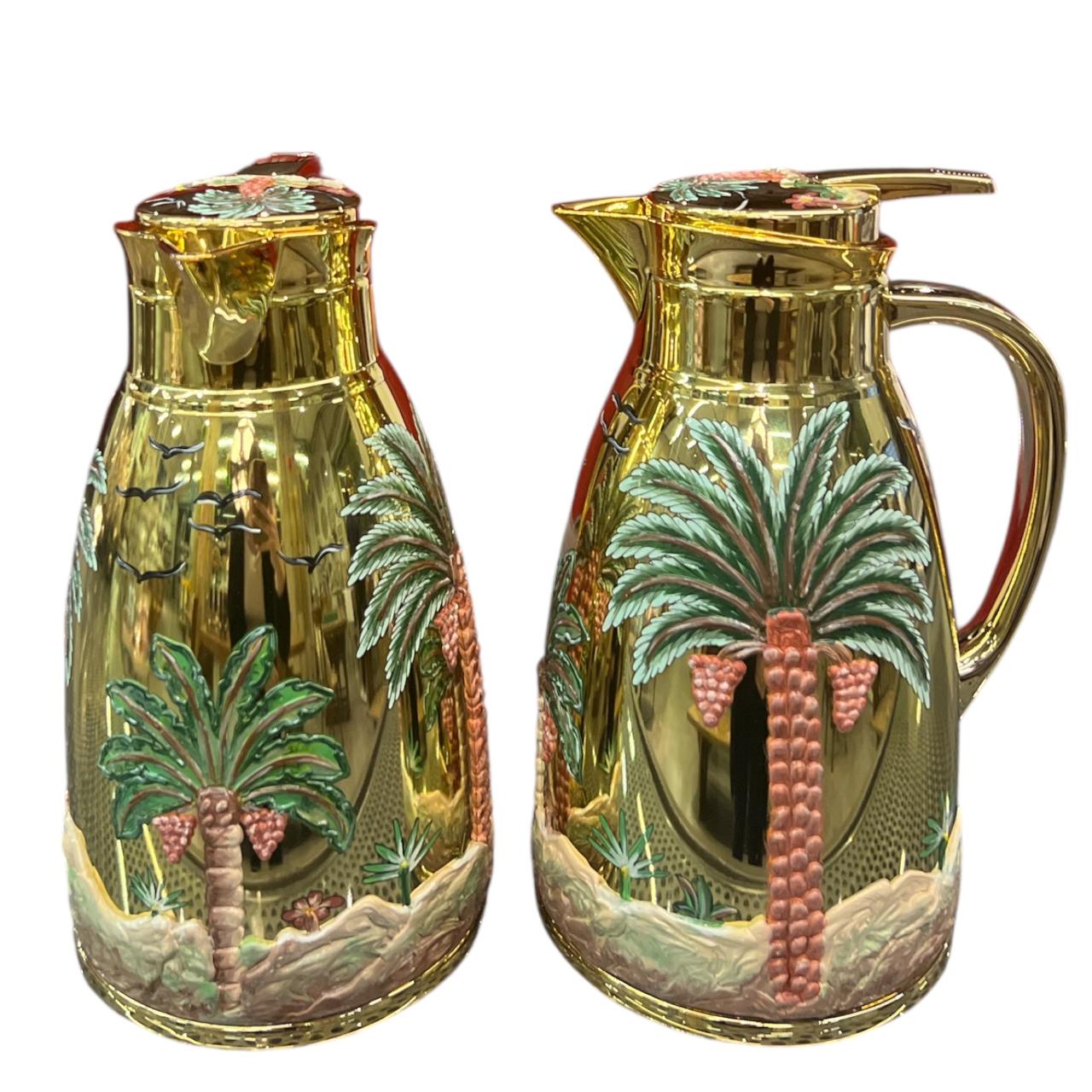 Thermos Stainless Steel Palm Hand Painted (1 liter)/pc