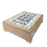 Quraan Box Wood Sadaf (21*17*6cm)