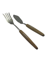 Wood with Bone Fish Set