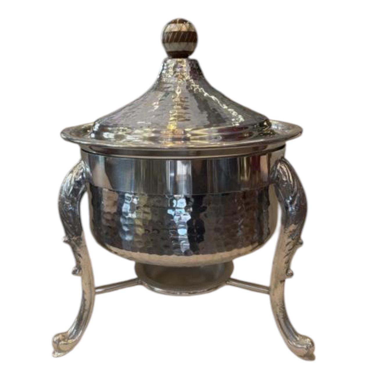 Heater 3 Legs Aluminium with Sadaf + Candle Base