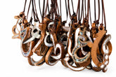 Hanger Letter Wood With Inlay Sea Shell Mother of Pearl