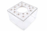 Tissue Box Square Sadaf Plain