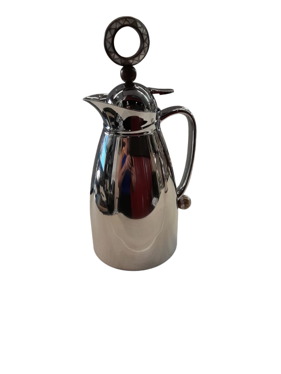 Thermos Stainless Steel with Sadaf Shape Ottoman (1Liters)/PCS