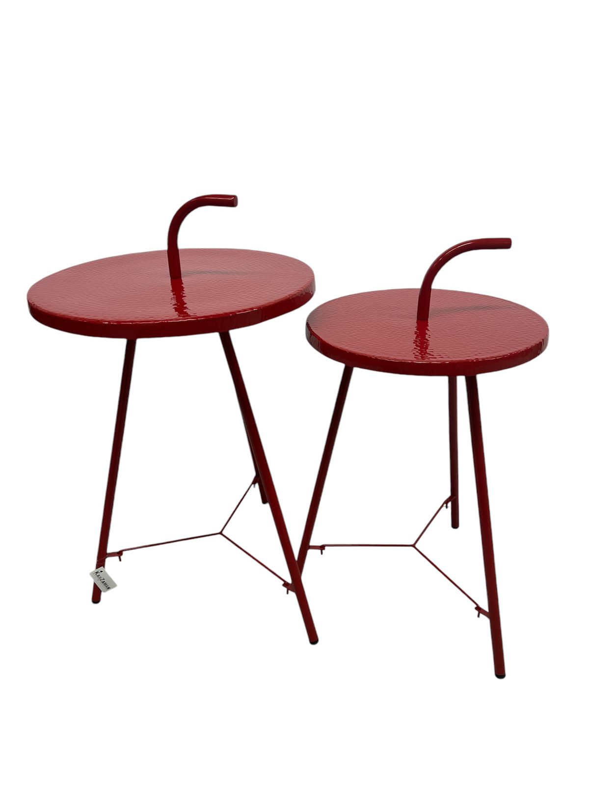 Table Set  Hand Hammered Aluminum Colored