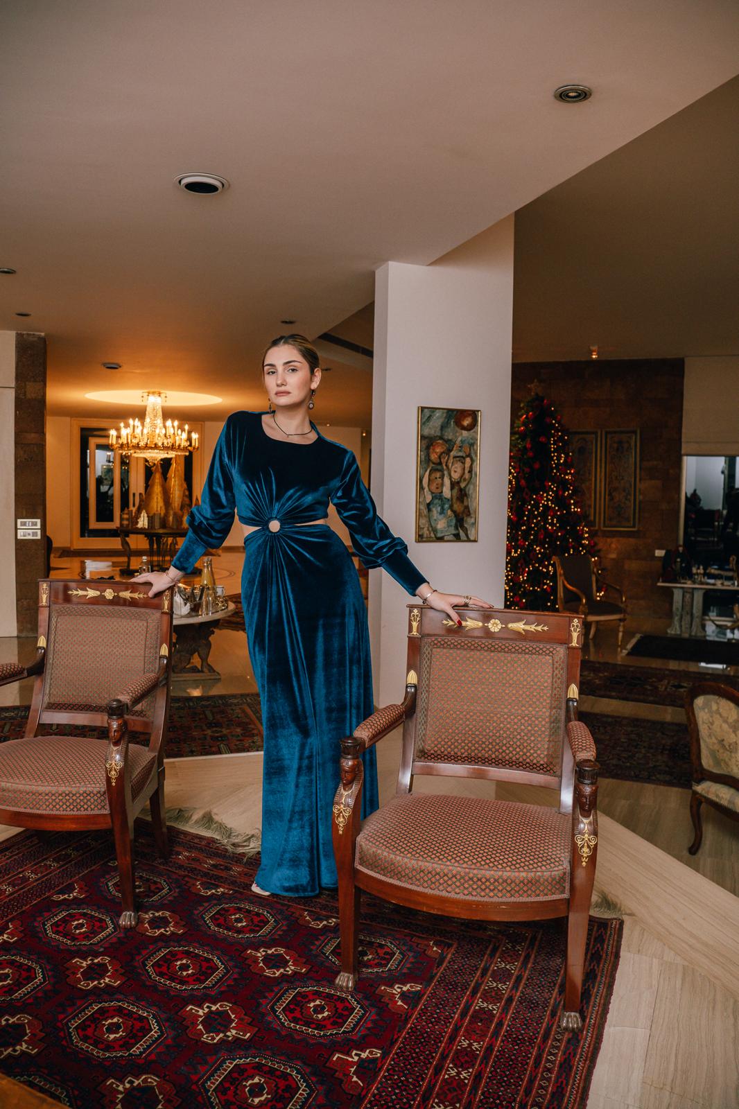 Alesandra Velvet Dress