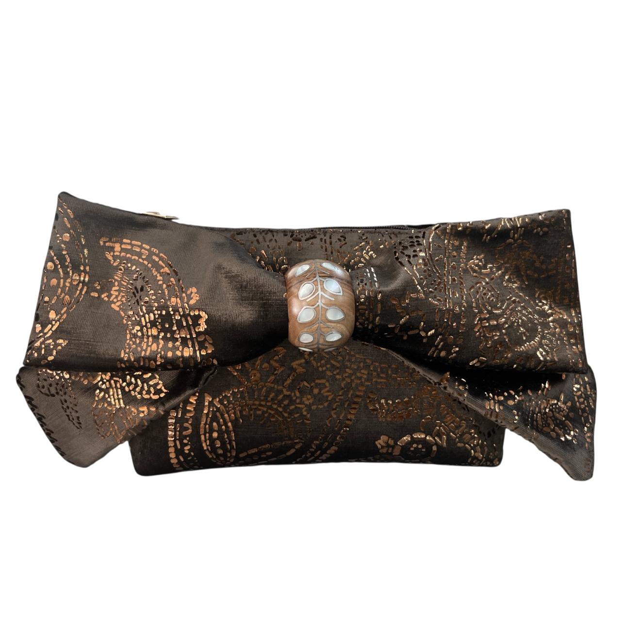 Luminated Velvet Bow Bag