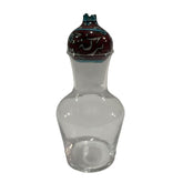 Handmade Medium Carafe Glass With Colored Pomegranate Qishani