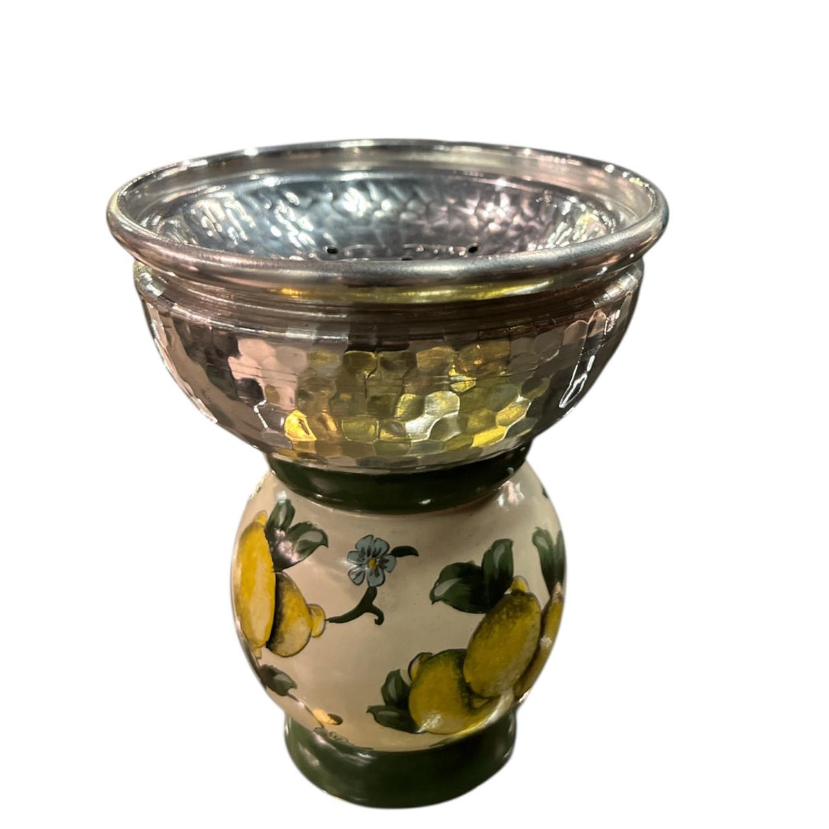 Mabkhara Painted Qishani Calligraphy Base With Aluminium Top