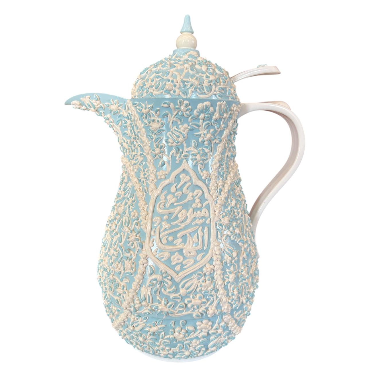 Thermos Dalle Handmade White Enamel (1Liters)/PC