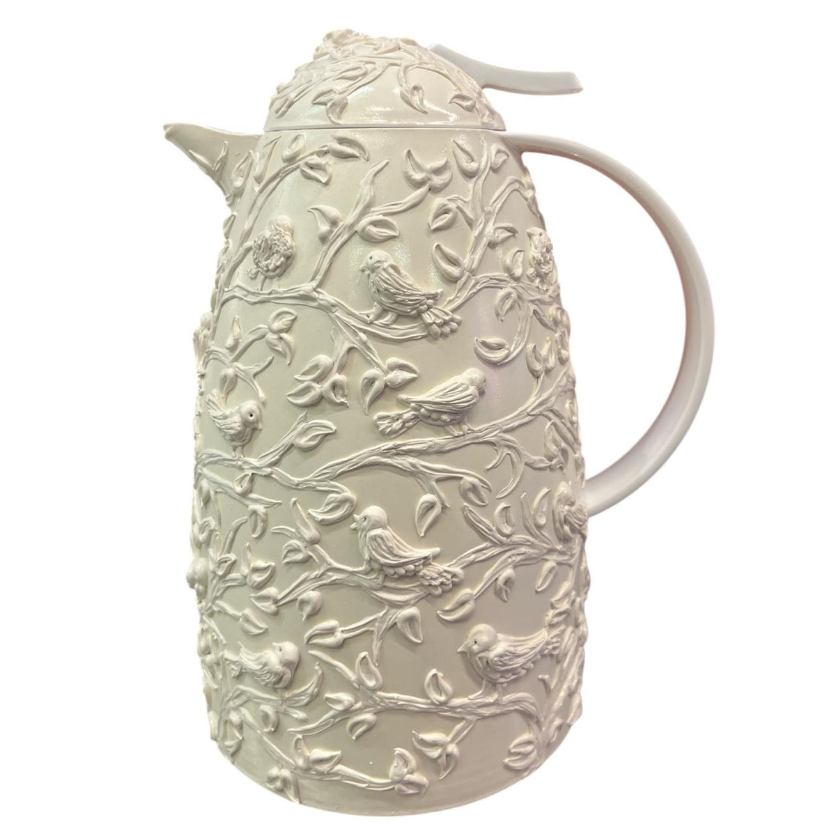 Thermos Hand Painted White Enamels/pc