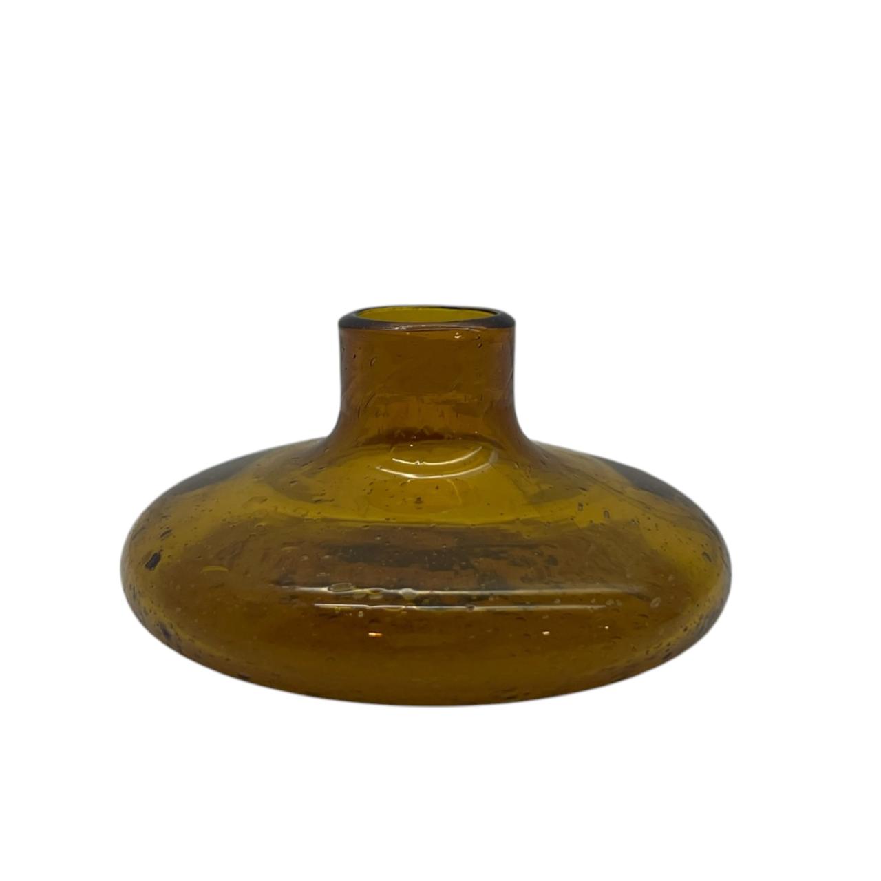 Hand Blown Glass Vase / Candle Holder