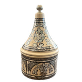 Tamrie Hand Painted Trompe L'oeil Sadaf ( D9.5H16cm)