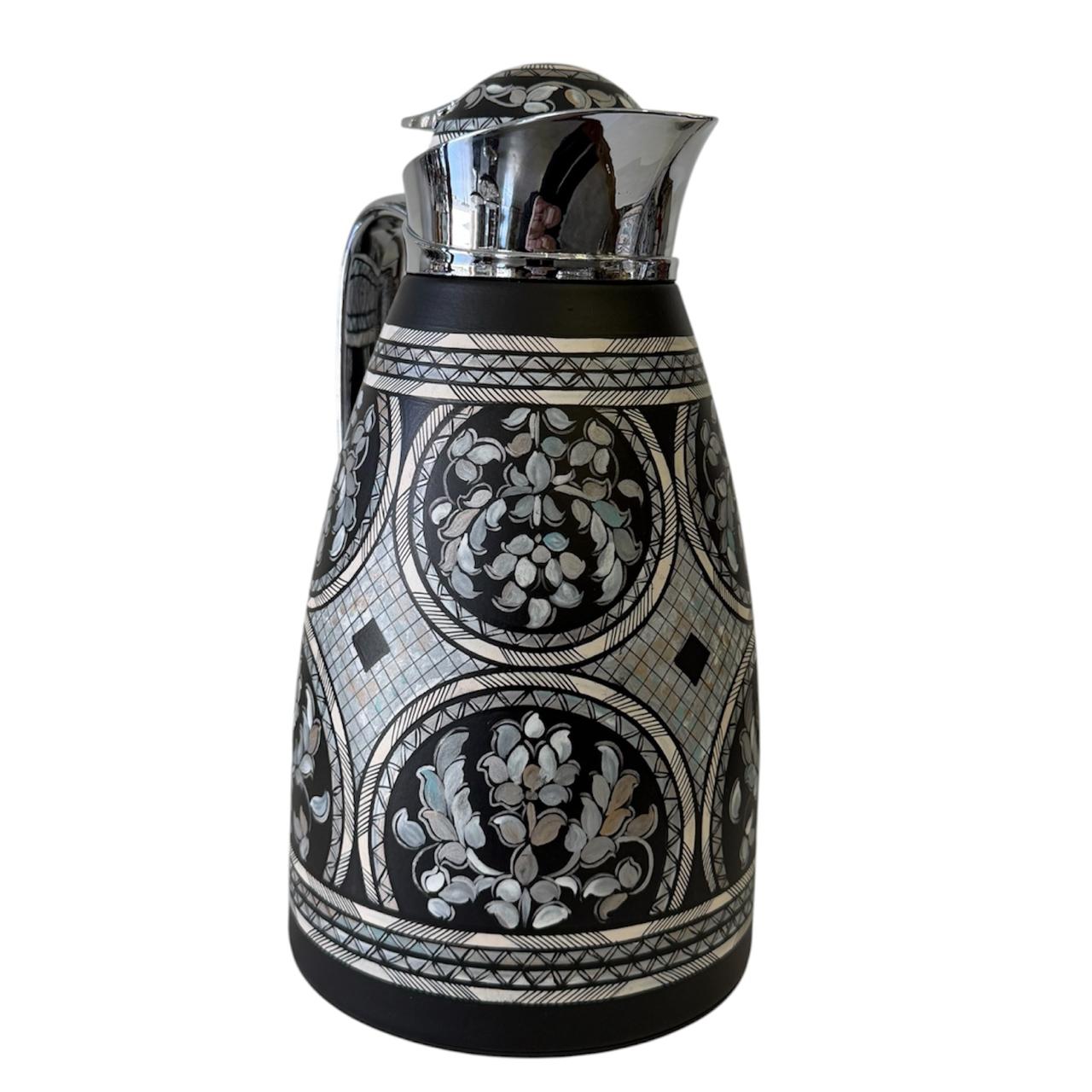 Thermos Hand Painted Trompe L'oeil Sadaf