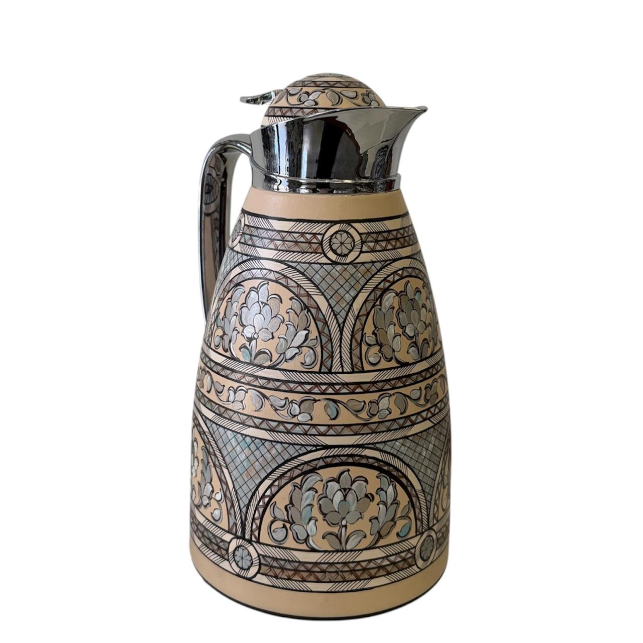 Thermos Hand Painted Trompe L'oeil Sadaf