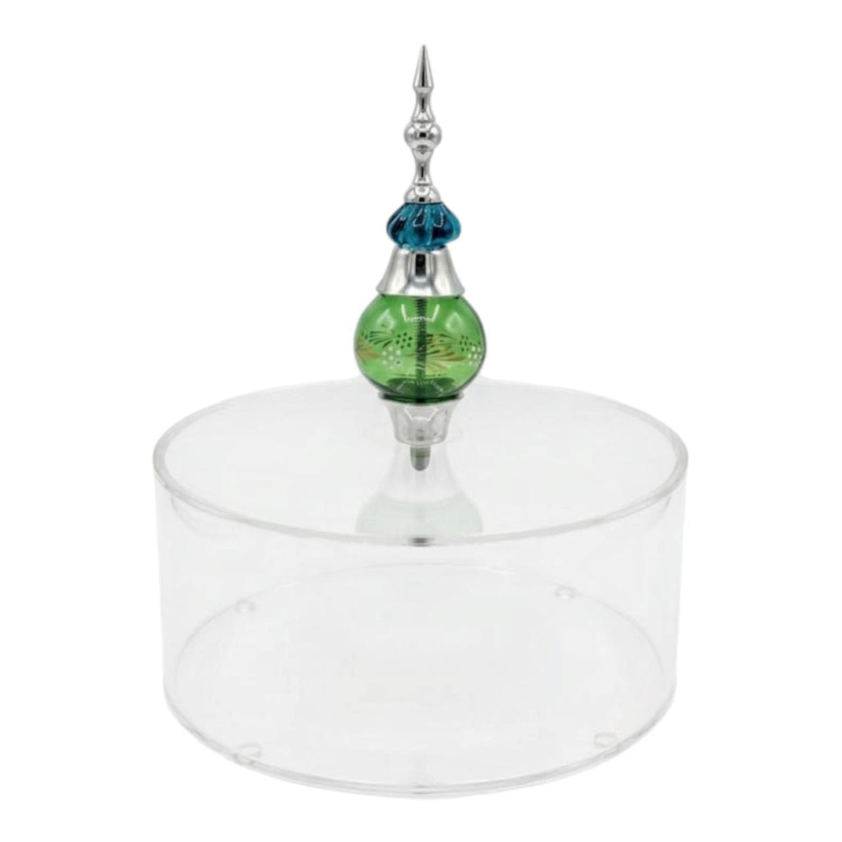 Box Plexi + Cover with Hand Blown Glass