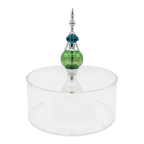 Box Plexi + Cover with Hand Blown Glass