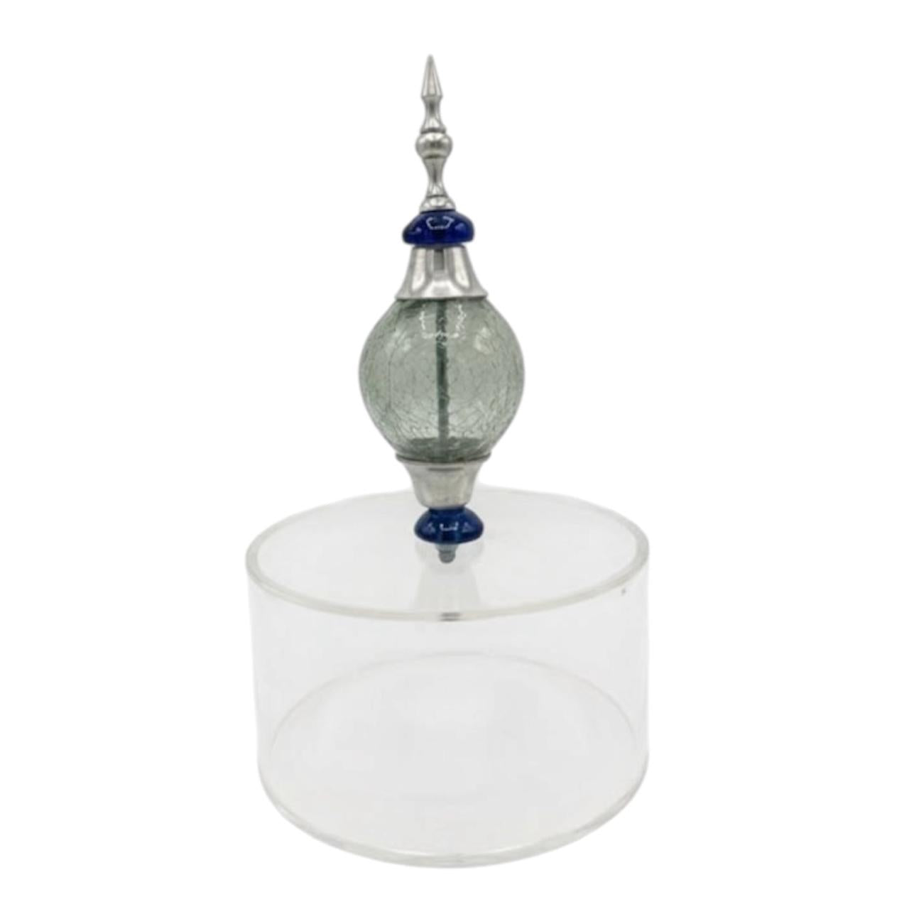 Box Plexi + Cover with Hand Blown Glass