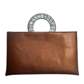 Clutch with Handle Inlaid with Mother of Pearl