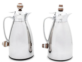 Set 2 Thermos Stainless Steel with Mother of Pearl (1 Liter)