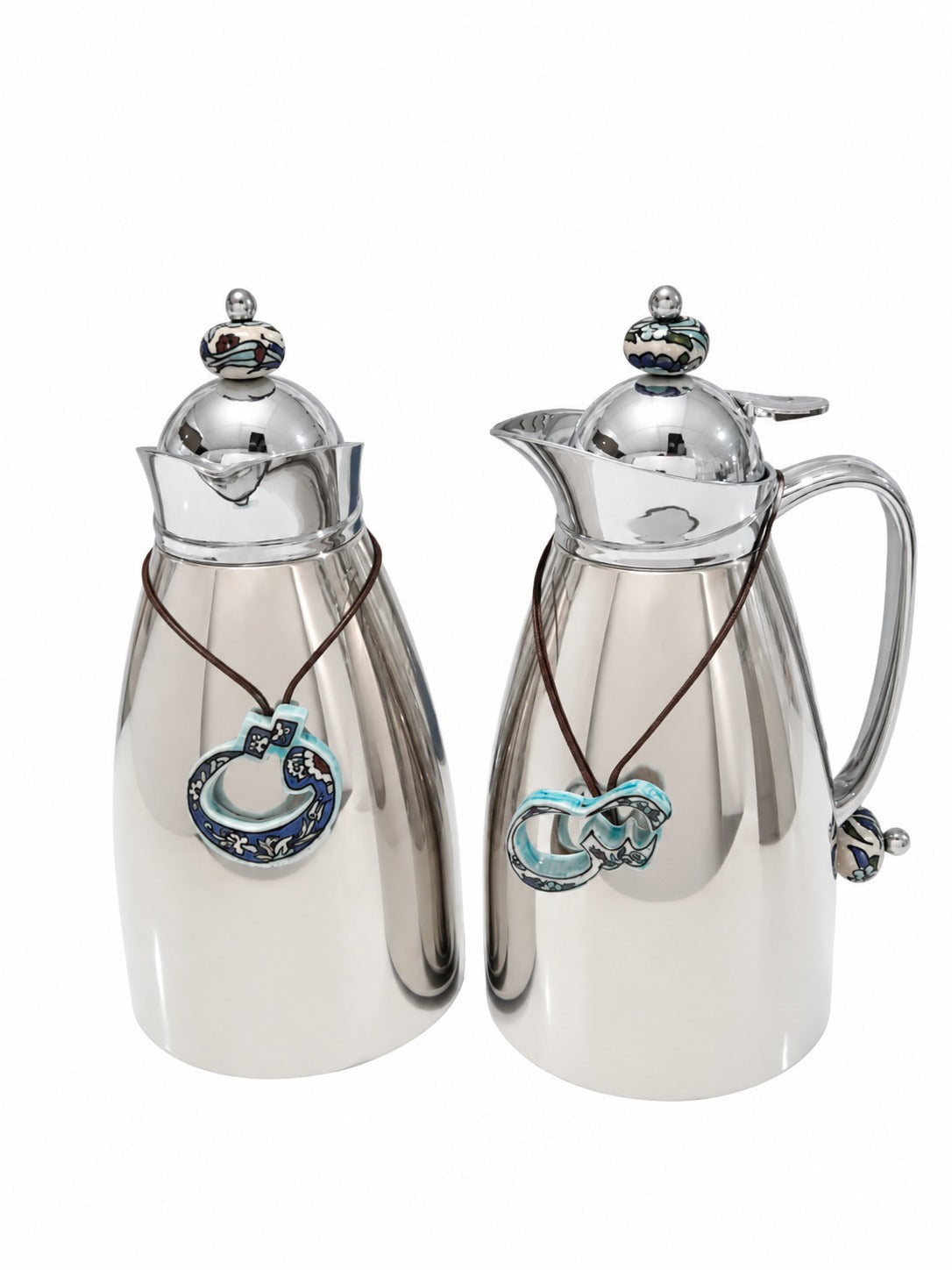 Set 2 Thermos Stainless Steel with Qishani (1 Liter)