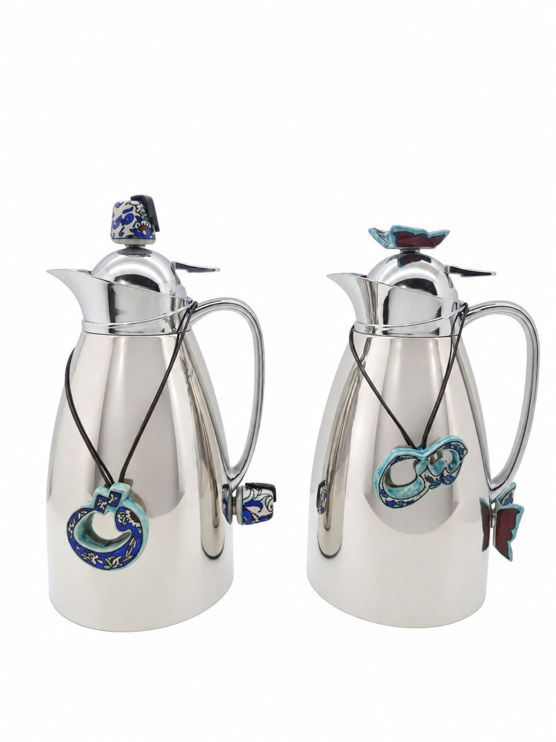 Set 2 Thermos Stainless Steel with Qishani (1 Liter)