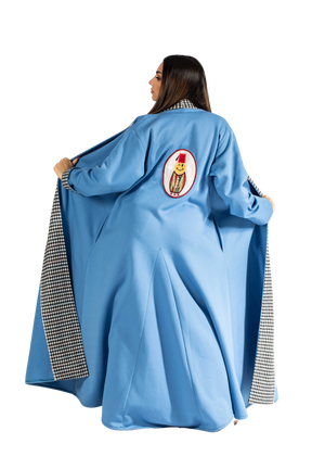 kimono fleece arabic cut