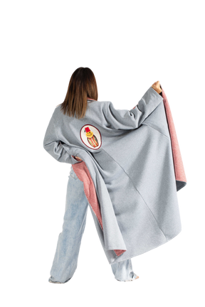 kimono fleece arabic cut